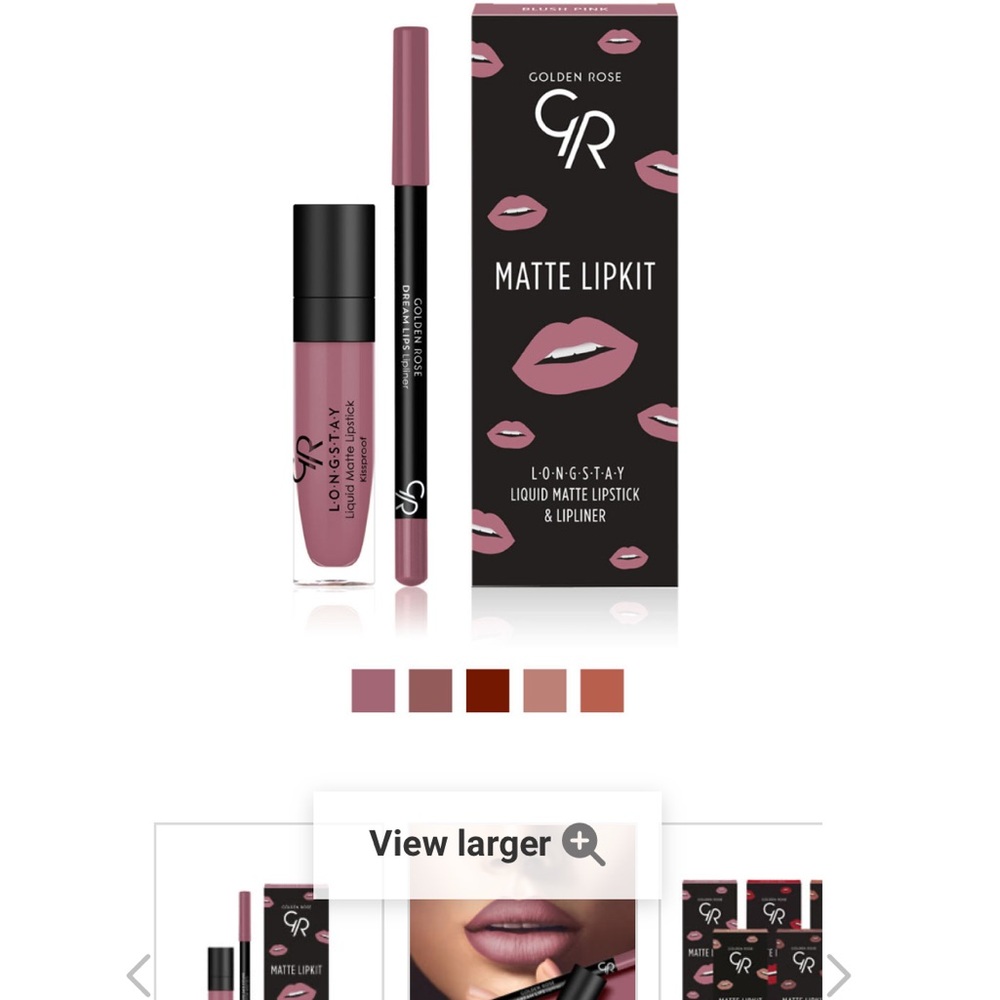 Pink blush lip kit Celesty